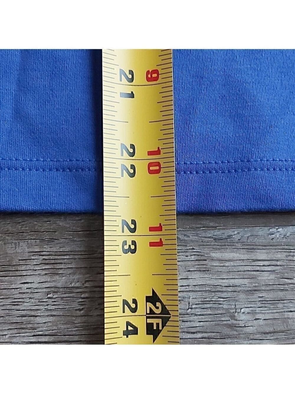 L.L. Bean 100% Supima Cotton 3/4 Sleeve Royal Blue Top - Size Small Petite - Picture 6 of 7